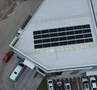 28 paneles · 540 W, Bodega Colore, Parque Industrial San Miguel